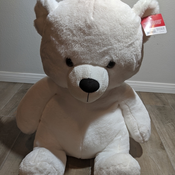 Large white teddy bear - Picture 4 of 4